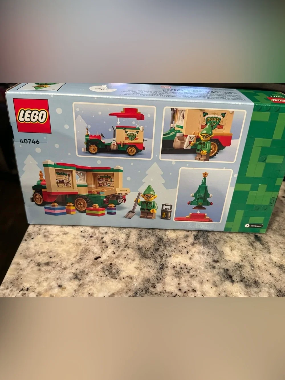 LEGO Santa's Delivery Truck Holiday Building Set - Red & Green